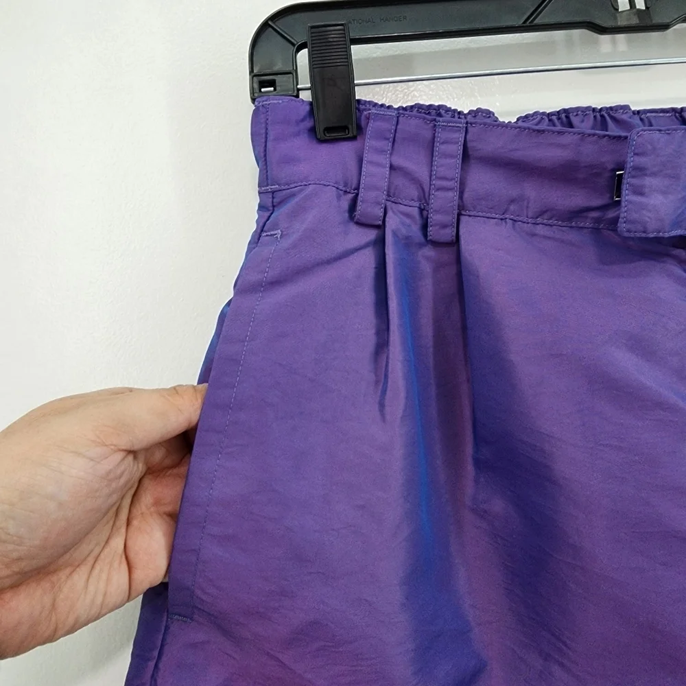 Nao Serati x Reebok Women's Woven Shorts Grape Punch Sz M